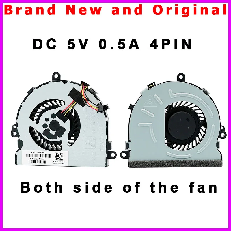 Новый кулер для охлаждения процессора ноутбука HP 15-DB 15-DB0011DX 15-DB0011WM Φ dc 5v 0.4a ep fcc2