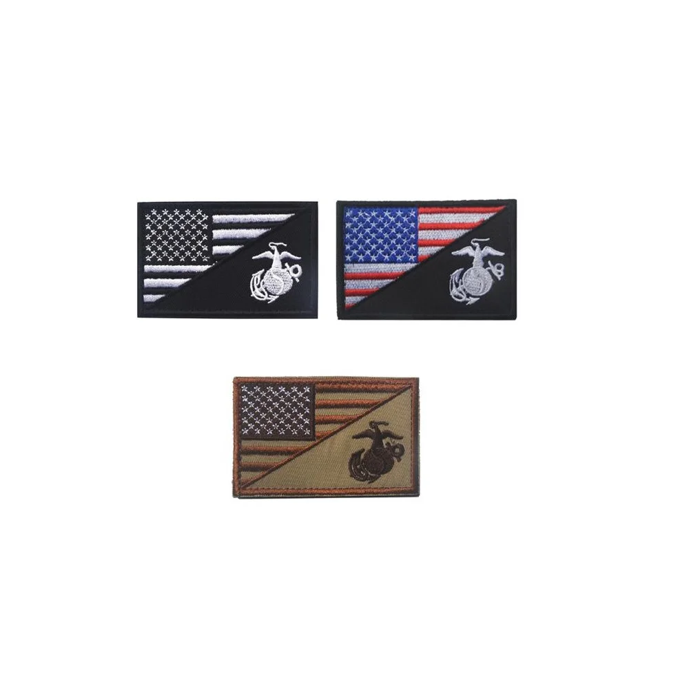 

American Flag Patches for Clothes Bag, Tactical Embroidery Patches