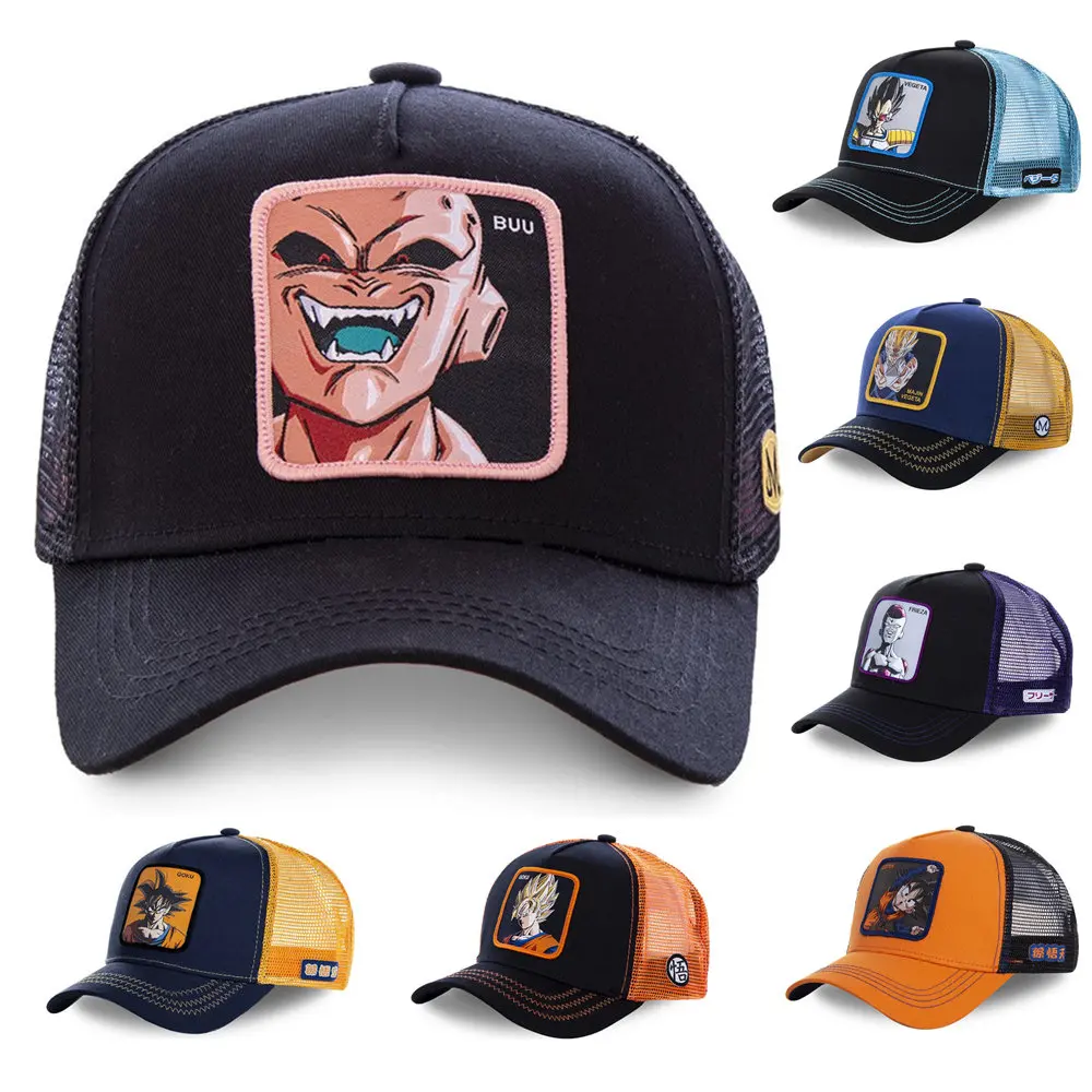 Бренд 12 стилей Dragon Ball Snapback cap хлопковая бейсболка для мужчин и женщин хип хоп папа сетчатая шапка бейсболка Прямая поставка
