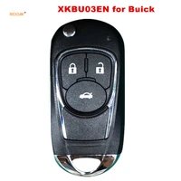 riooak xhorse xkbu03en wired universal remote key flip 3 buttons for buick style for vvdi vvdi2 key tool english version