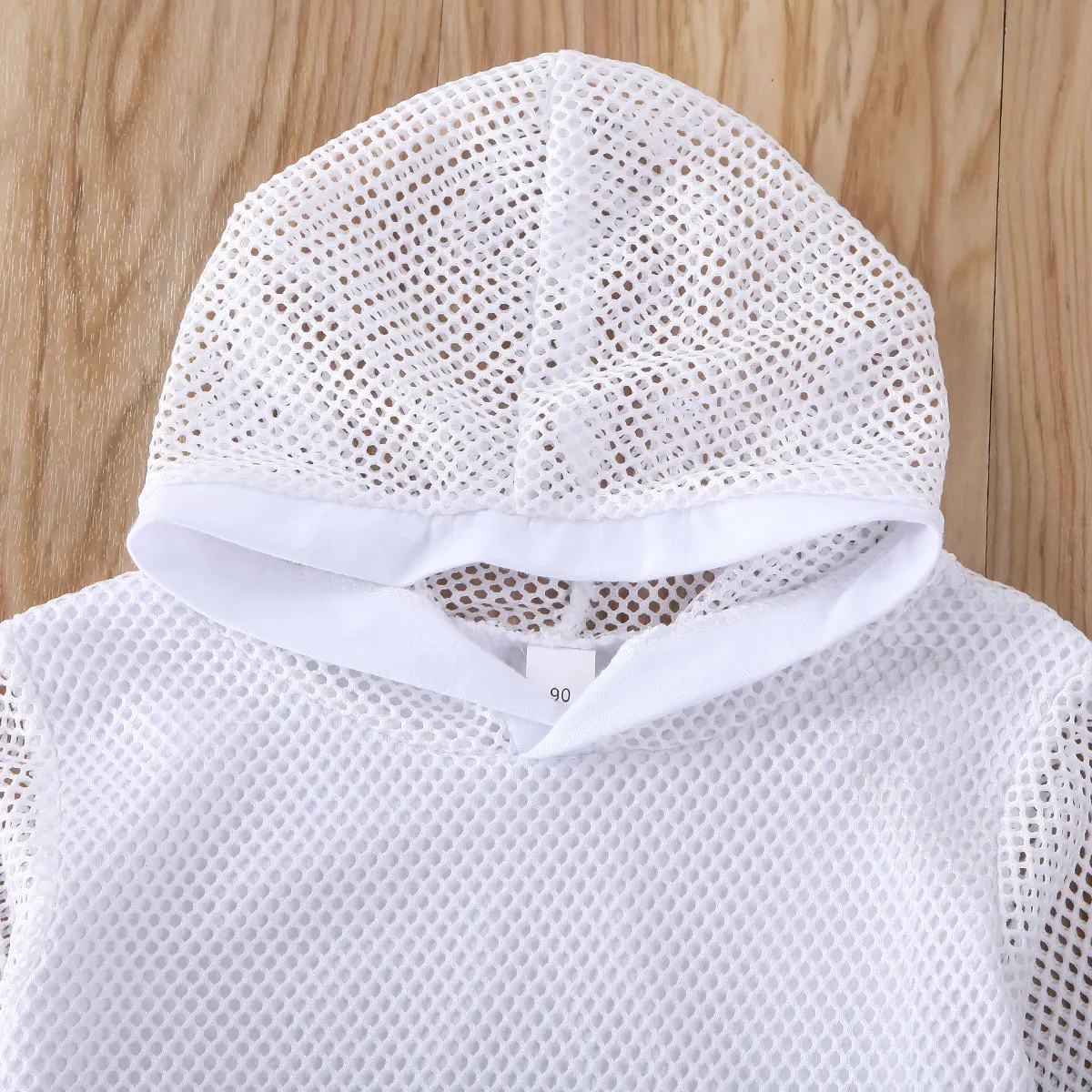 Детская футболка с длинным рукавом и капюшоном + бандажная юбка|Комплекты одежды