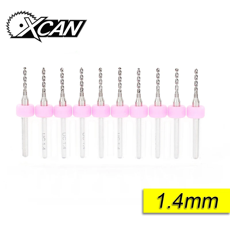 10pcs 1.4mm 10 шт. 0,6 мм-1,5 мм импортные, карбидные сверла печатной платы печатная плата мини-сверлильный набор с ЧПУ - Цвет: 10pcs 1.4mm