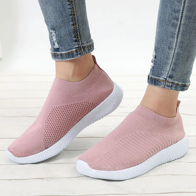 H8823-pink Женская обувь на плоской подошве; удобная женская обувь; повседневная обувь на платформе; женские кроссовки на толстой подошве; женская обувь из вулканизированной кожи; криперы размера плюс 45 - Цвет: H8823-pink