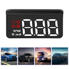 Цифровой Автомобильный спидометр HUD, электронная лампа с индикатором напряжения OBD2 светодиодный LED проектор на лобовое стекло, интеллектуальная автомобильная система