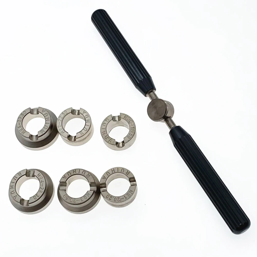 Гаечный ключ с 6 рифленых штампов часы набор инструментов для ремонта