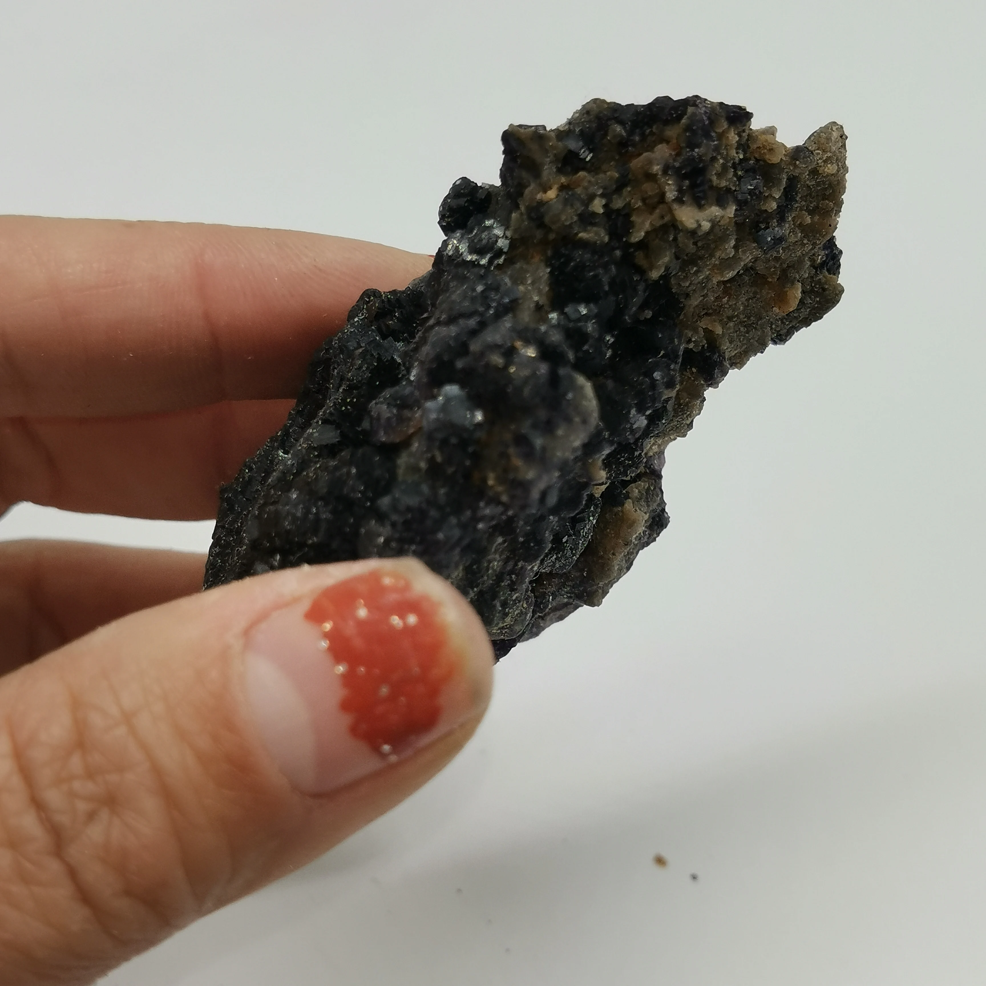 Dohaibogoo целебный Кристалл specimen 110g Purply Fuorite Образец Новое поступление натуральный