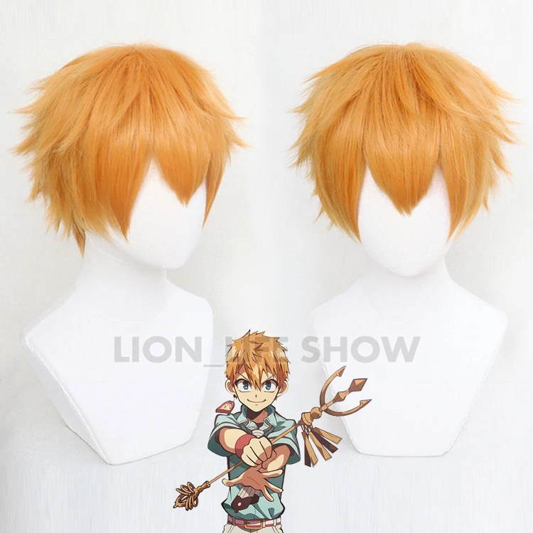 Парики для косплея Shounen Hanako kun из аниме источник светильник термостойкие длинные