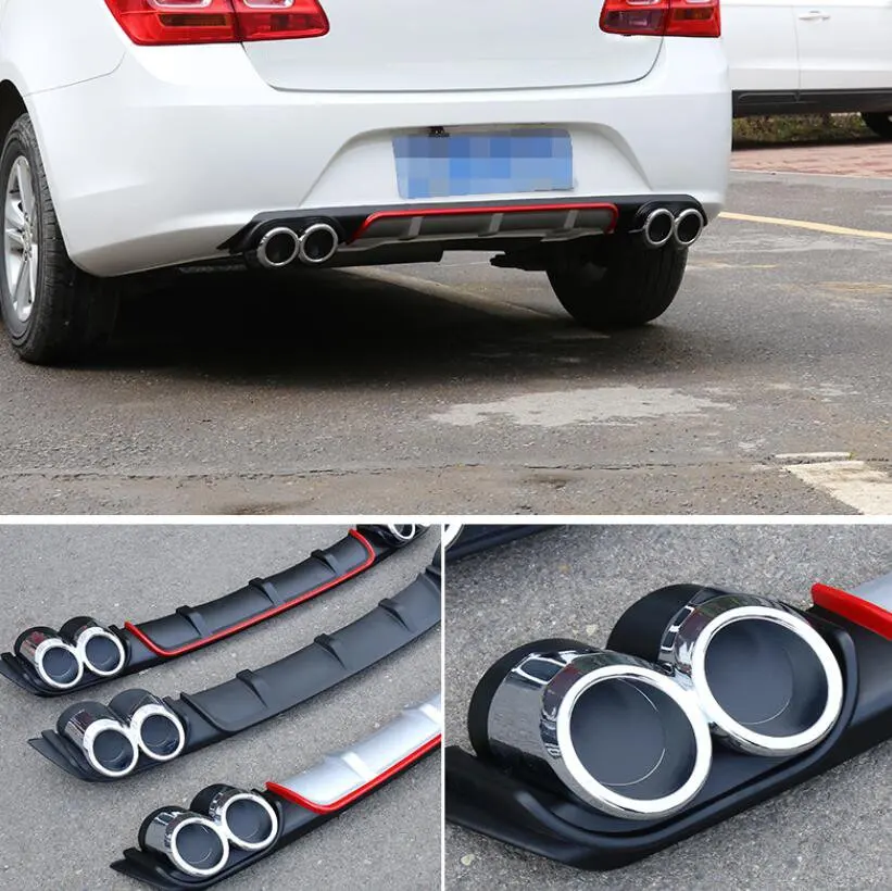 Новинка 2015 1 шт. автомобильный диффузор для заднего бампера Chevrolet Cruze спойлер из