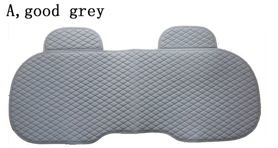 Grey rear Абсолютно новые легкие в очистке не перемещающиеся подушки для автомобильных сидений, универсальные водонепроницаемые чехлы для сидений из искусственной кожи, подходят для большинства автомобилей - Название цвета: Grey rear
