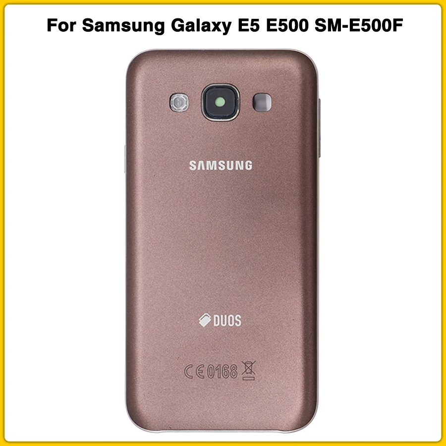 E5 чехол с полным корпусом для samsung Galaxy E5 E500 SM-E500F задняя крышка с батарейным отсеком