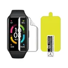 Мягкая прозрачная защитная пленка из ТПУ для смарт-браслета Huawei Honor Band 6, 5 шт.