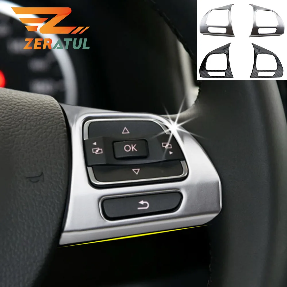 Наклейка на Автомобильное рулевое колесо для Volkswagen Vw Golf Mk6 Passat B7 Cc Eos Tiguan Jetta Touran