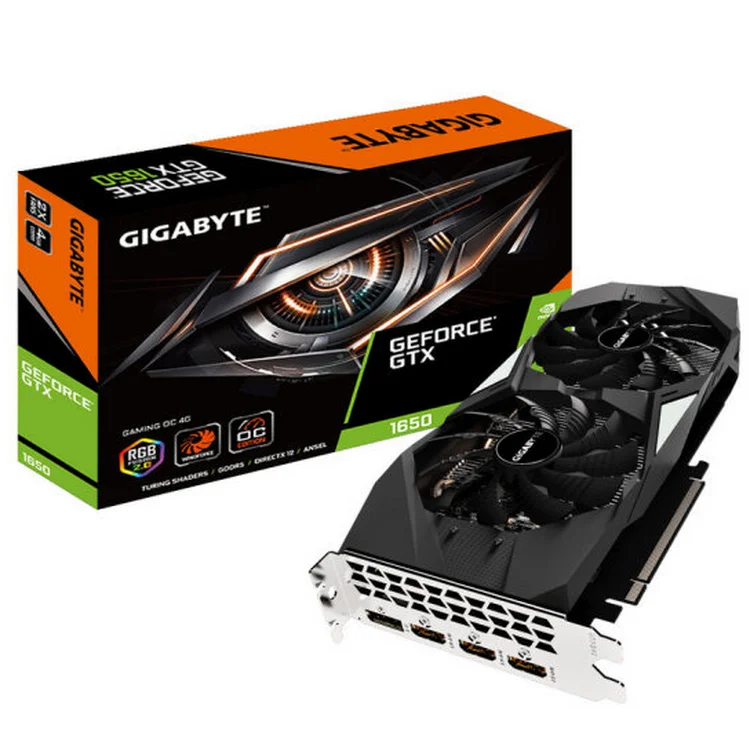 

Игровая Видеокарта GIGABYTE GeForce GTX 1650 OC 4G / 128bit/GDDR5/игровая видеокарта