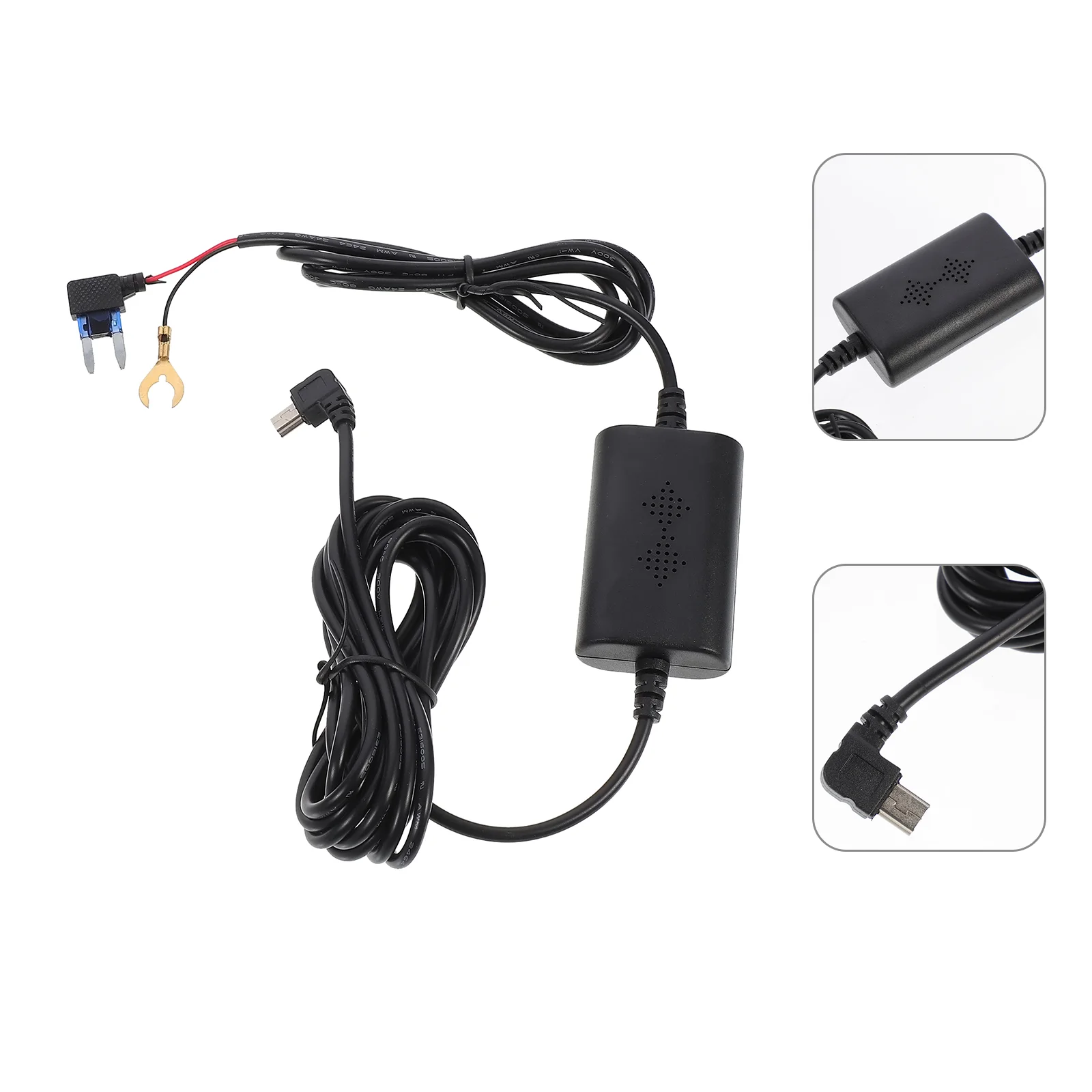 

1Pc Automobile Data Recorder Power Line Safe Car Data Recorder Power Cord