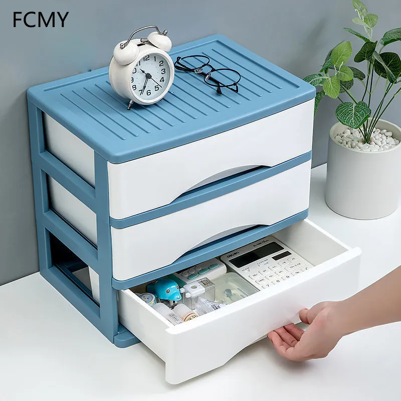 

2021 New A4 Paper Organizer Drawer Storage Box Multi-functional File Cabinet Pen Pencil Holder for Office Desktop Storage Tool
