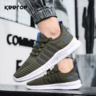 Мужские повседневные кроссовки KEEROP, дышащая удобная спортивная обувь из сетчатого материала, модные кроссовки для прогулок, бега, тренировок