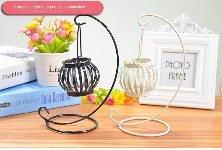 Забавный горячий ретро подсвечник с тыквой креативный современный дизайн