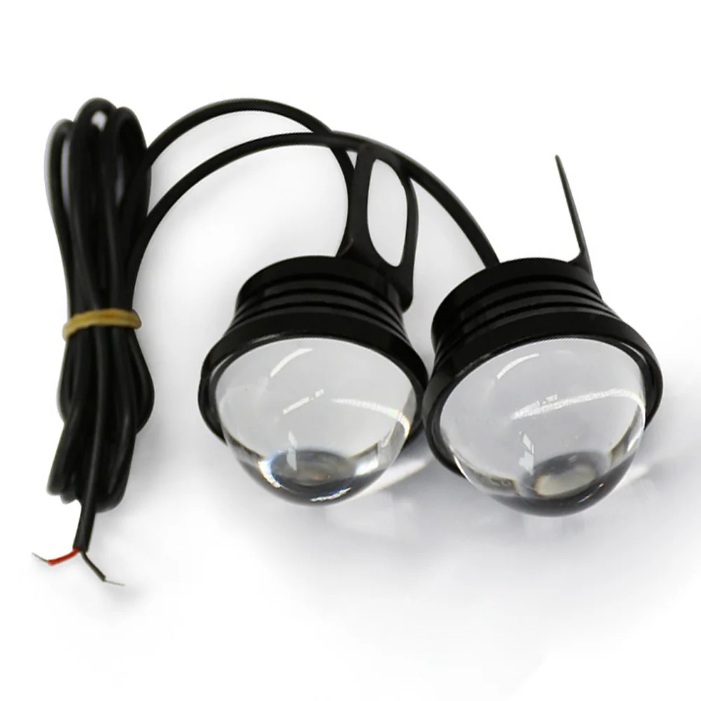 2 шт. мотоцикл светодиодный орлиный глаз светильник дневные ходовые огни 12V белый