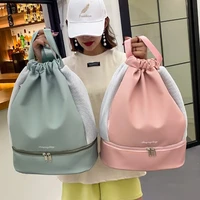 fashion womens backpack solid color travel backpacks large capacity oxford cloth waterproof sports bags casual simple yoga bags