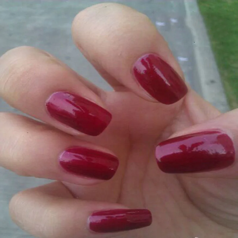 Классический винно красный УФ Гель лак для женщин Свадебная вечеринка