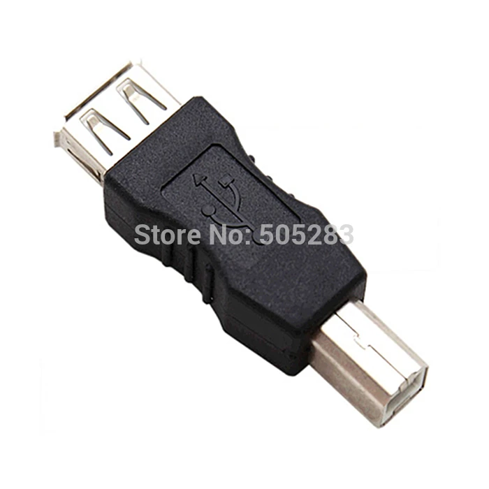2 шт. USB B Штекерный соединитель кабеля адаптера компьютера принтер Сканнер