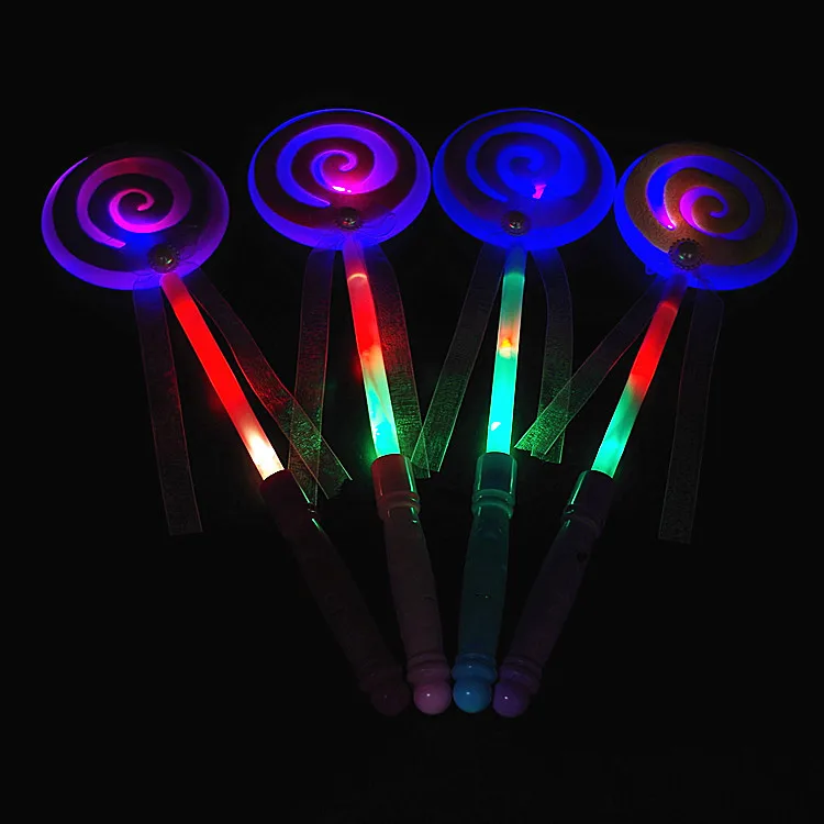 

Luminous toy colorful flash magic Fairy wand LED light lollipop stick night christmas decorate gift party children Concert Event