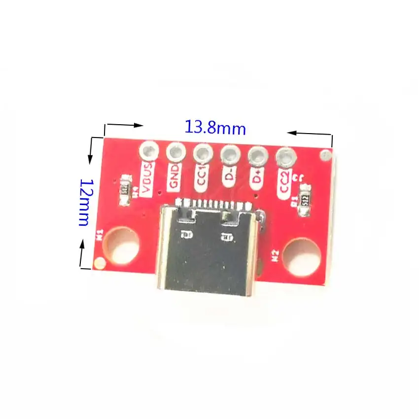 

16P USB 3. 0 Type-C Женский, диагностический разъем 3,1 мм для передачи данных, блок питания, Модуль платы