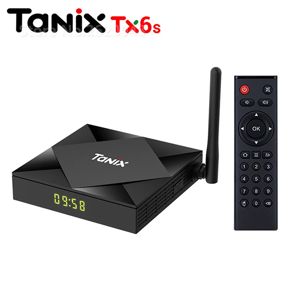 ТВ приставка Tanix TX6S Android 10 4 + 32/64 ГБ ядра 2/8 ГБ|ТВ-приставки и медиаплееры| |