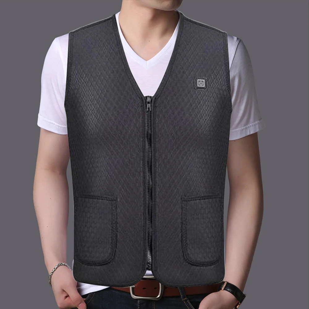 Лидер продаж 2019 зимний жилет с инфракрасным USB подогревом куртка гибкая