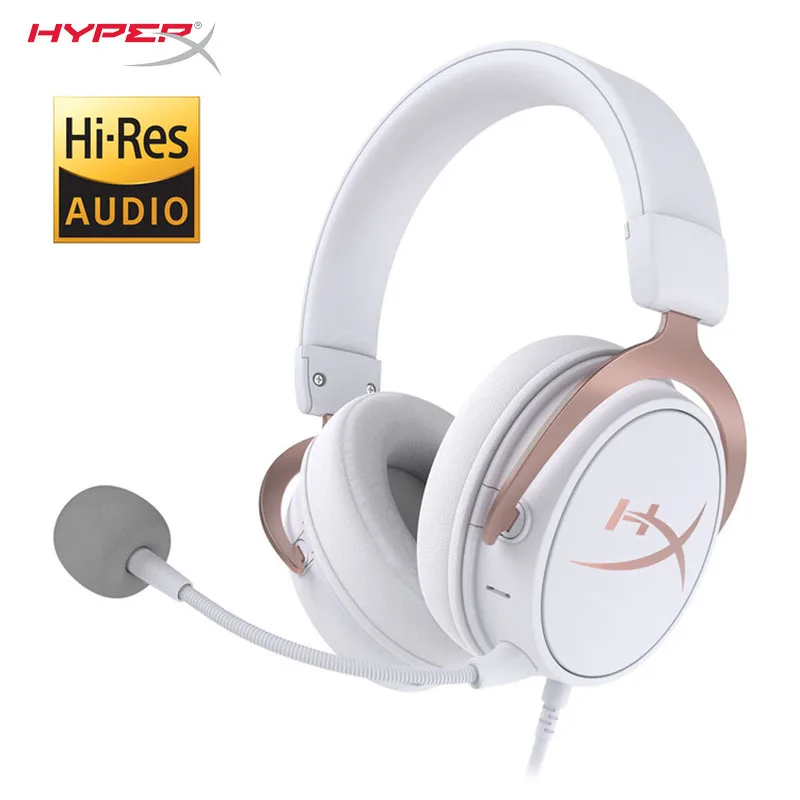 HyperX Cloud-auriculares para juegos con cable y Bluetooth®Auriculares con cable versátiles, firma HyperX, comodidad