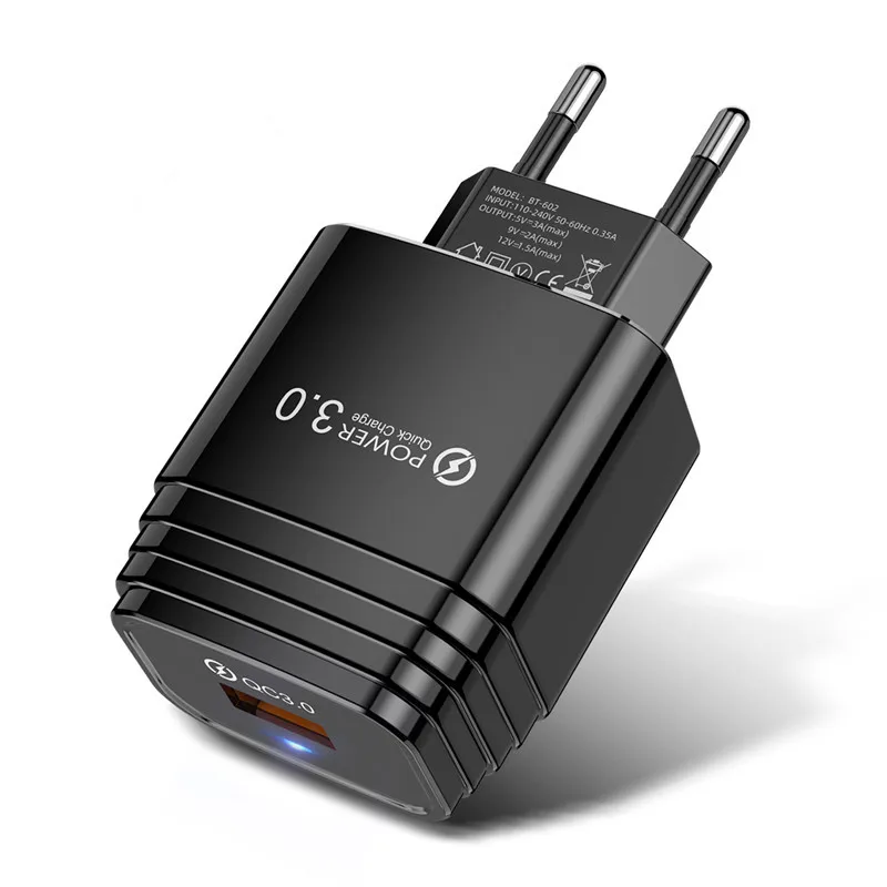 Универсальное быстрое зарядное устройство Bakeey QC3.0 для путешествий портативное