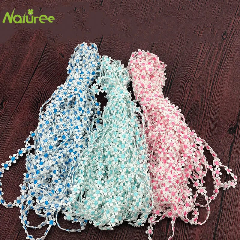 1 5 см ширина вышитые двором кружева цветок цветные пять лепестков