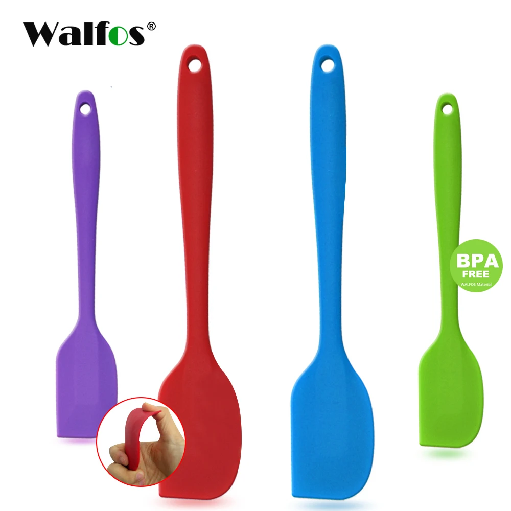 Силиконовый шпатель WALFOS для приготовления пищи антипригарный силиконовый