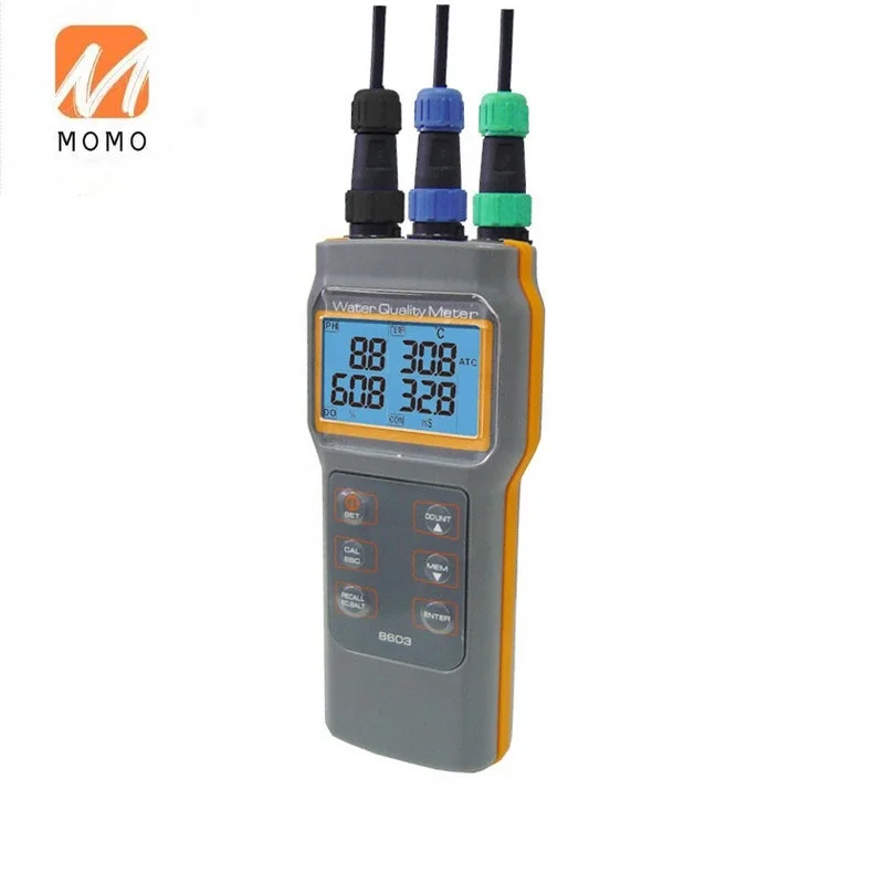 

AZ86031 Digital Water Quality Meter Handheld PH/Conductivity/Salinity/Dissolved Oxygen/Temperature Testing Device Aquaculture
