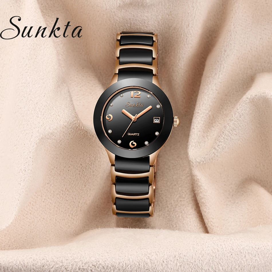 

SUNKTA 2019, модные женские наручные часы, роскошные простые женские часы с браслетом, повседневные стильные женские Подарочные часы, женские ча...