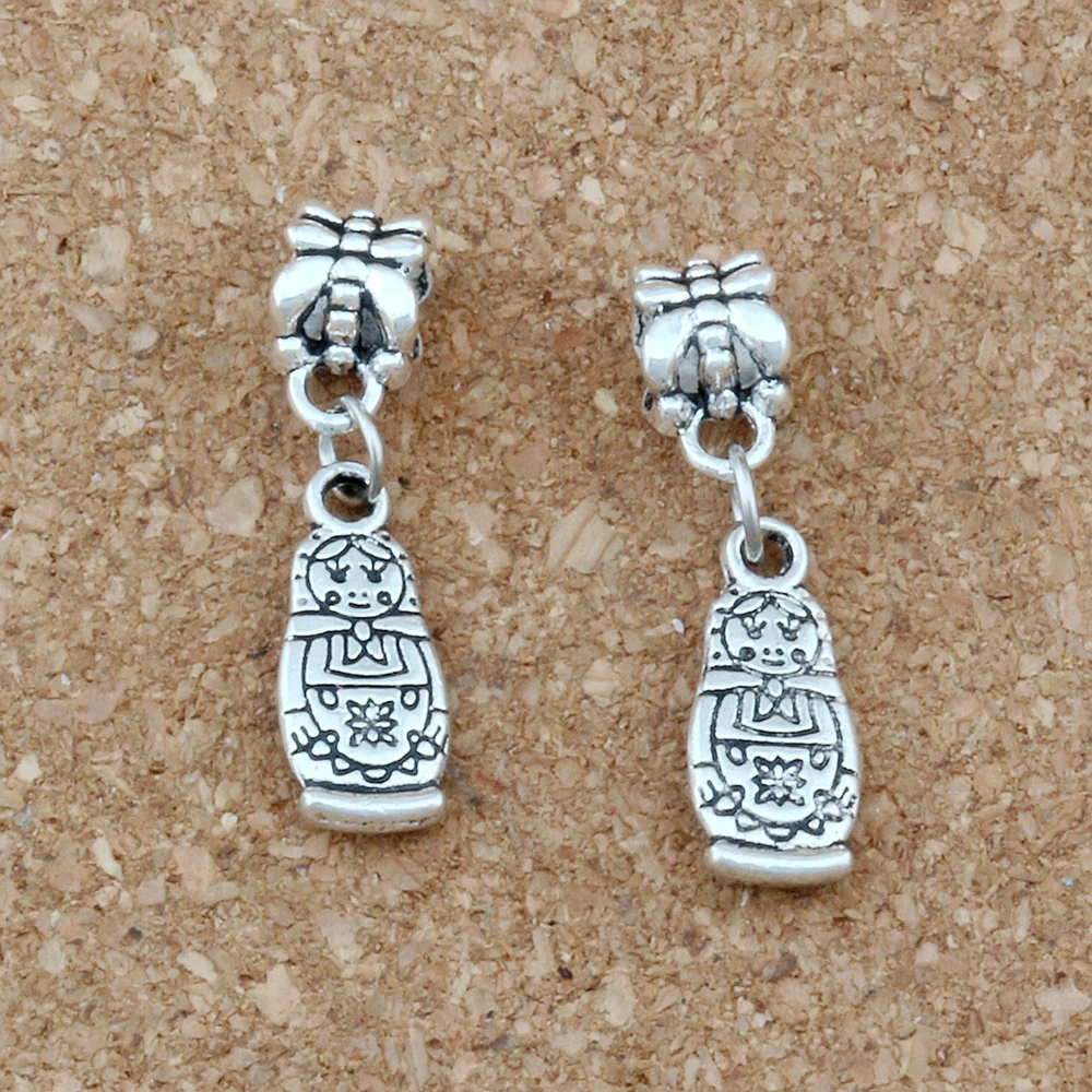 Бусины-подвески в виде российских кукол 20 шт./лот подходят для европейского