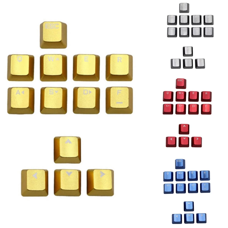 

13 шт. клавиши, Металлические колпачки из алюминиевого сплава для механических клавиатур