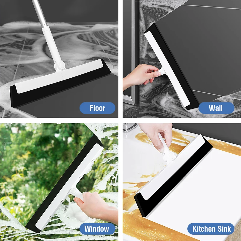 Волшебная щетка EVA не липкий скребок для пола телескопический ручной уборки