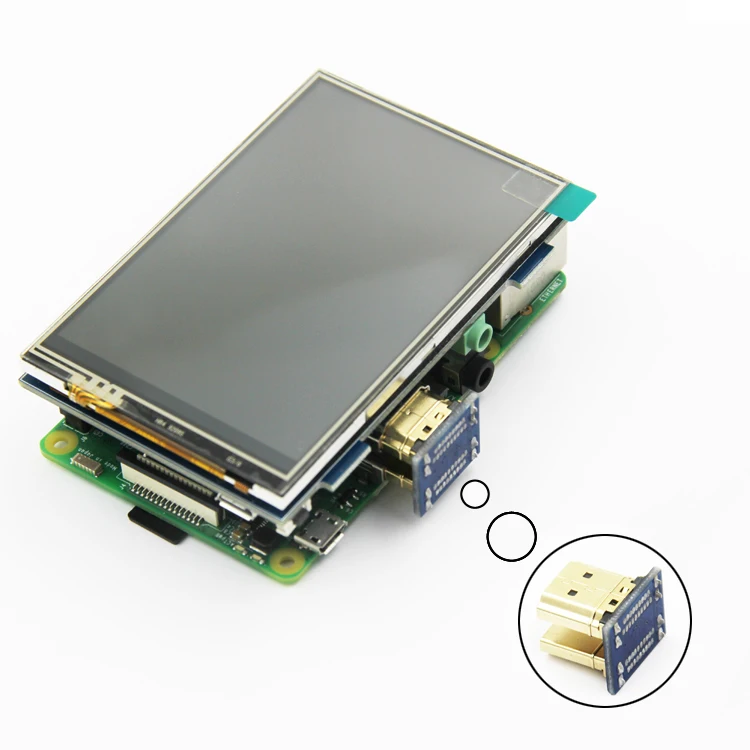 Tela lcd 3.5 polegadas hdmi usb touch screen real hd 1920x1080 display para raspberri 3 modelo b/orange pi (jogo de vídeo) - купить по