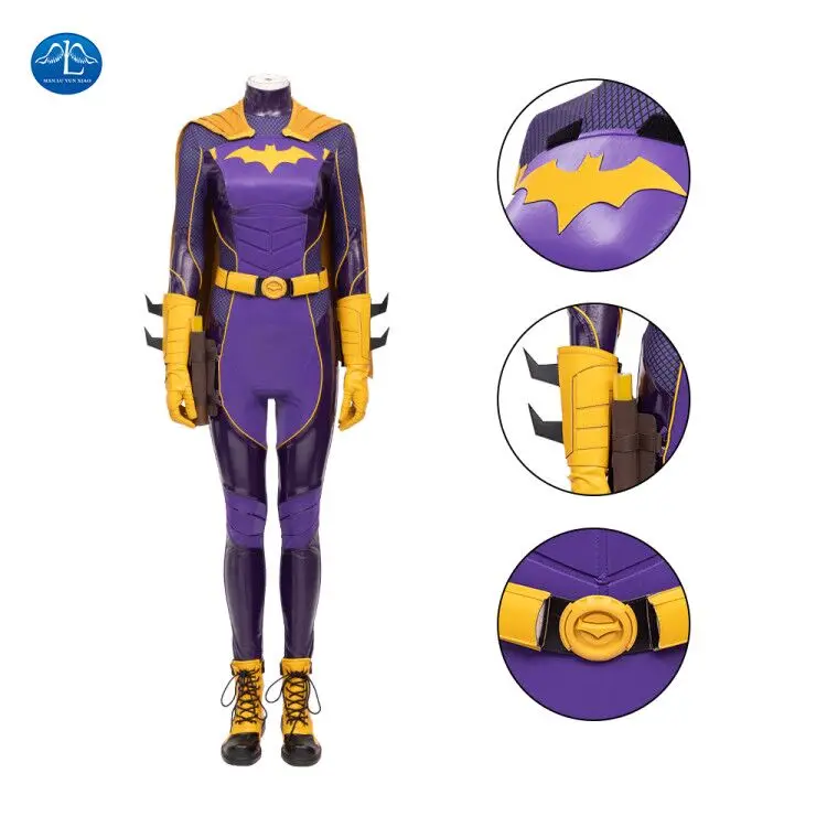 

Game Gotham Knights Batgirl Cosplay Costumes Female Woman Superhero Zentai Suit Halloween Bodysuit Adults Halloween Custom Made
