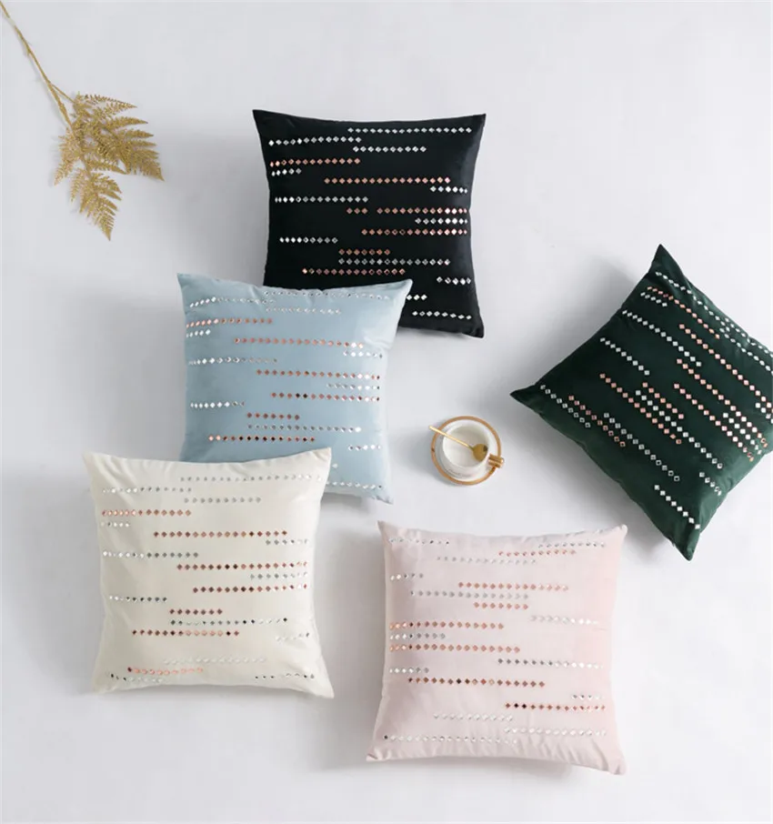 Наволочка для подушки 45x45 см розовая наволочка декоративный Чехол стула 17 72 x