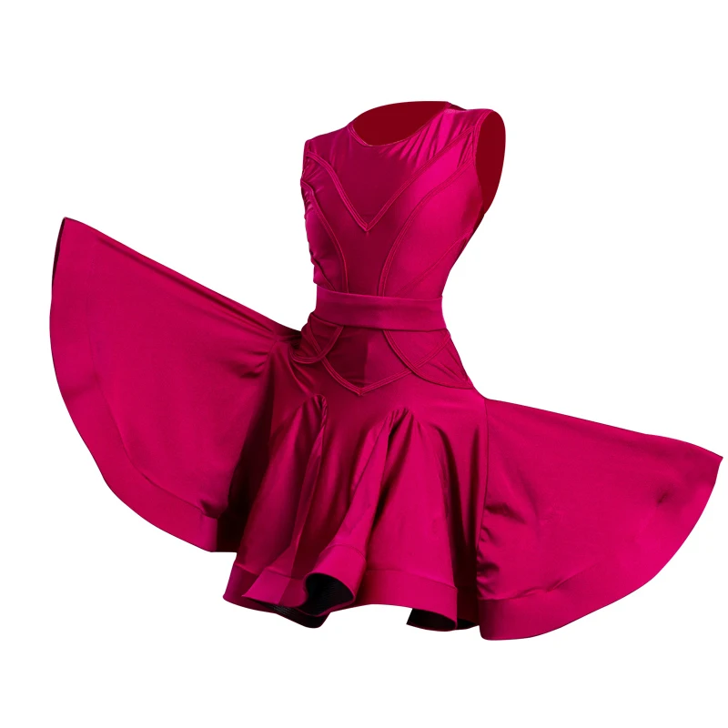 

2020 Kids Dresses For Girls New Latin Dance Competition Dresses Children Salsa Dance Dress Ballroom Tango Dancing Clothes