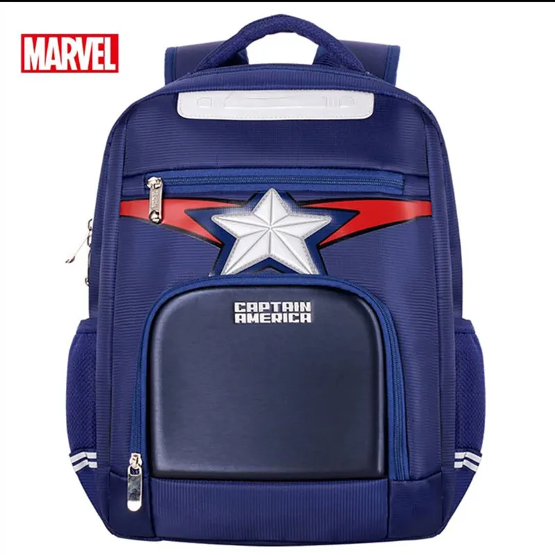 Genuine Disney school bag for boy large capacity student backpack 2020 new 3D Captain America Spider Iron man mochilas escolares