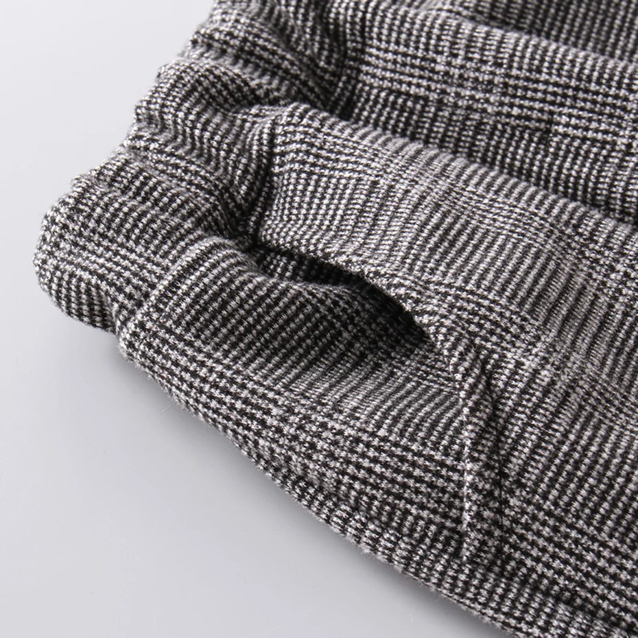 Штаны для мальчиков и девочек клетчатые штаны осенне-зимние спортивные детей