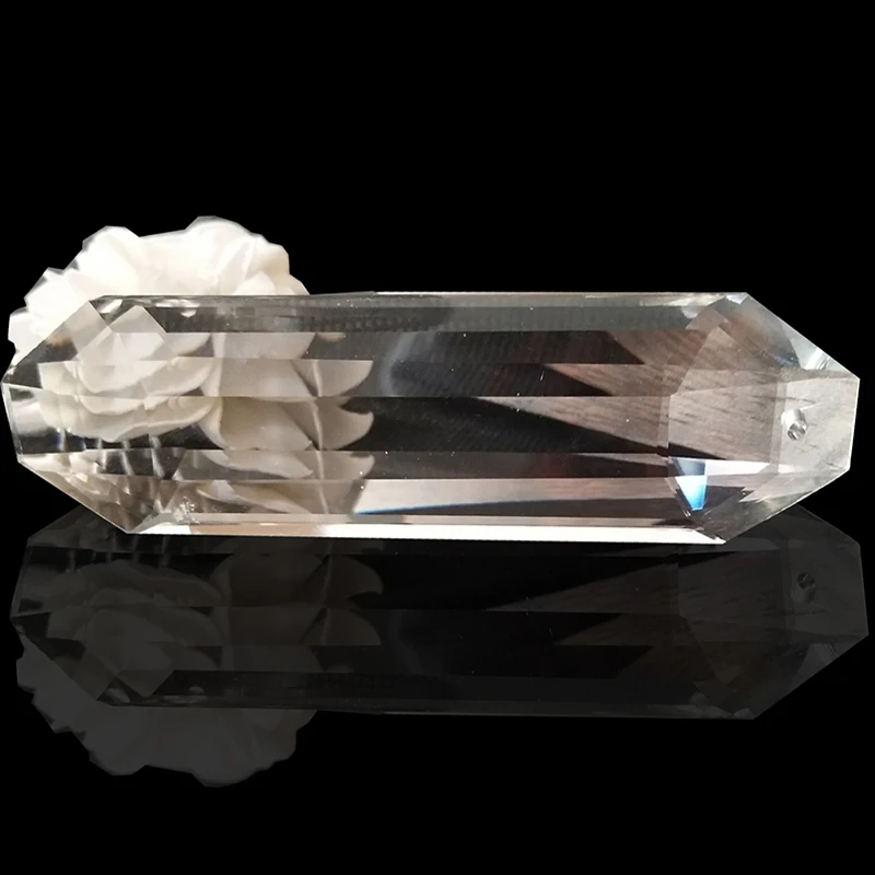 

100mm Clear 50pcs K9 Glass Crystal Prisms Pendants Chandeliers Parts Lamp Lighting Hang Drops for Decoration