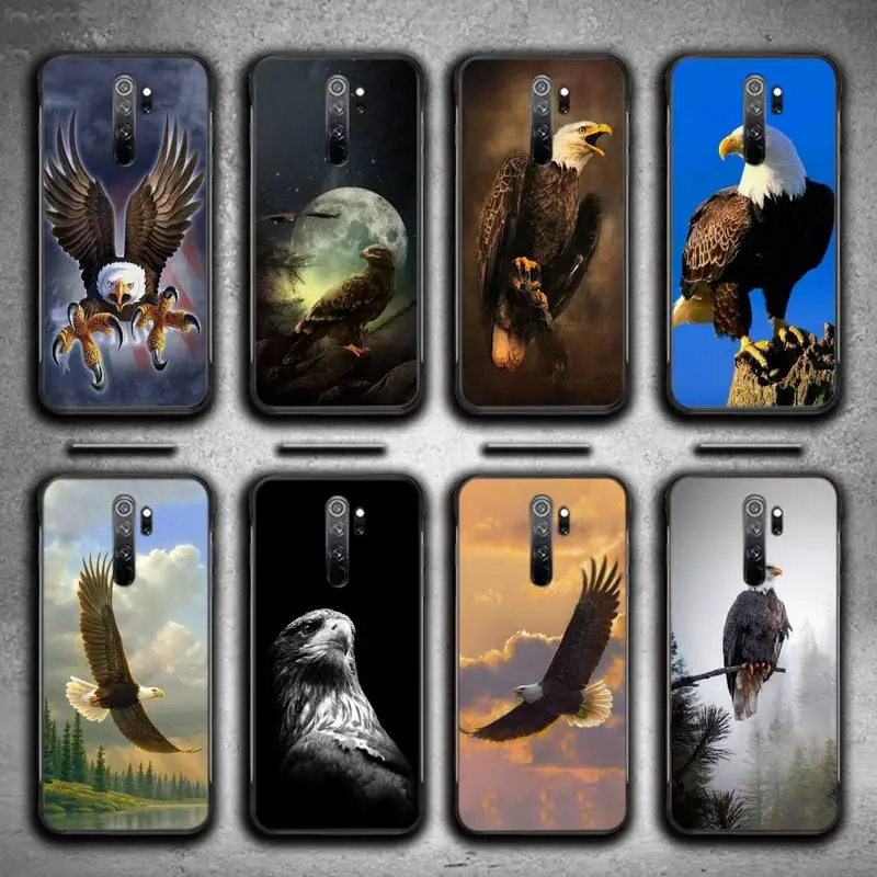

King Of The Sky Eagle Phone Case For Redmi 7 8 9 A K20 30 Pro Note 8 9 Pro 9s