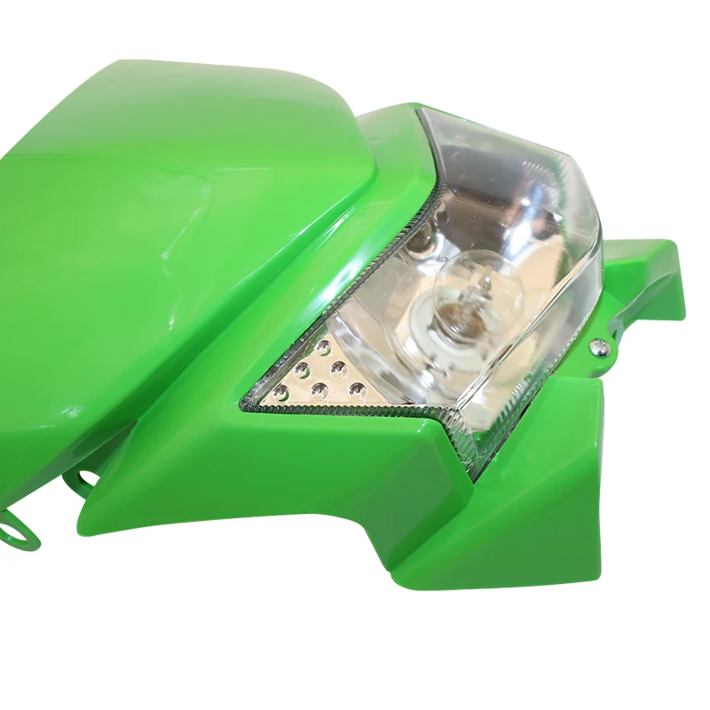 Светильник для мотоцикла налобный фонарь лампа мотокросса с маской 35 Вт 12 В 4WD KLX450