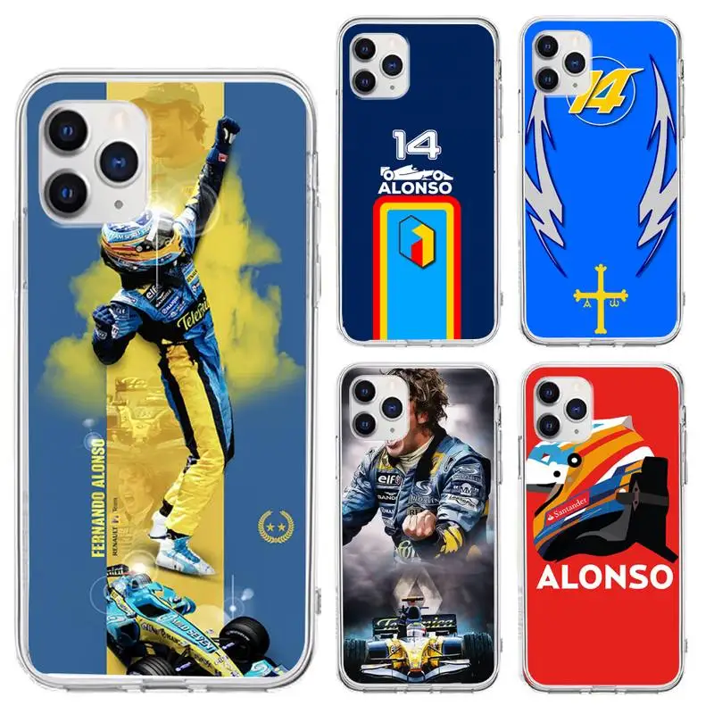 

Fernando Alonso Phone Case for iphone 6s 7 8plus xr xs max 11 12 13 pro max mini funds clear