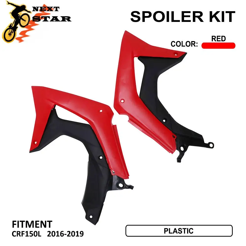 Мотоциклетный пластиковый передний спойлер комплект радиаторов для Honda CRF150L CRF 150L