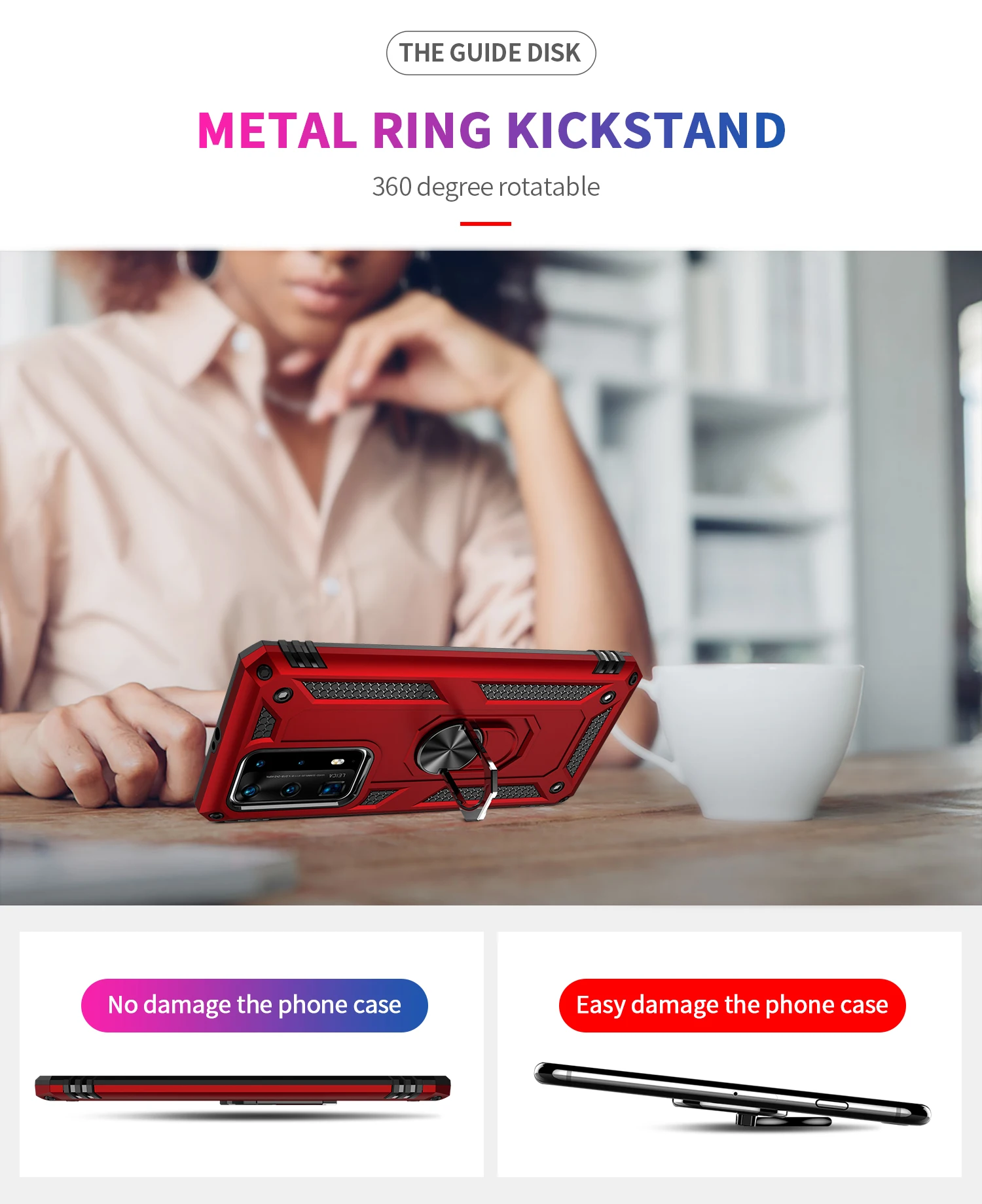 

Armor With Ring Bracket Phone Case For Huawei Y8P Y5P Y6P Y7P 2020 Y9A Y8S Y9S Y6S Mate 30 40 P30 P40 Pro Plus Lite E 4G 5G Case